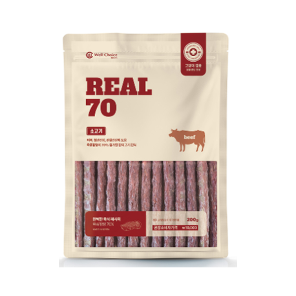 웰초이스 리얼70 소고기 200g