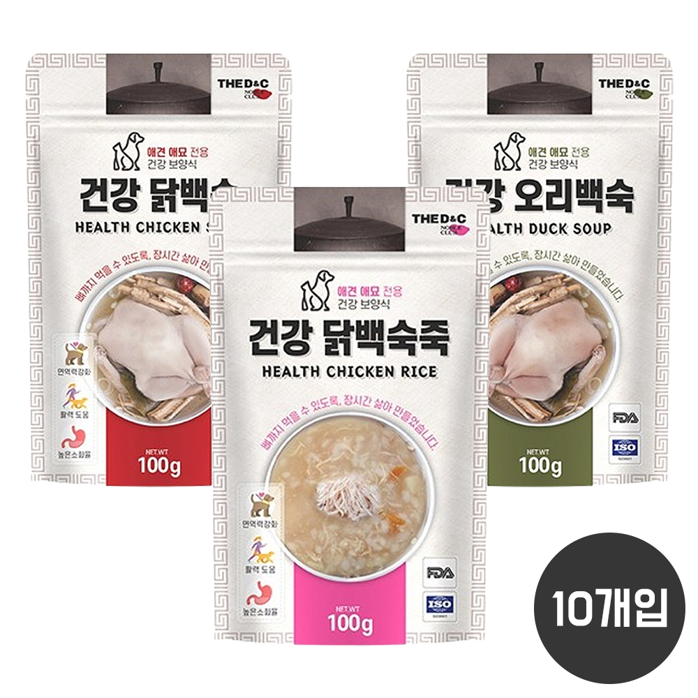 더독 건강 보양식 100g 10개입