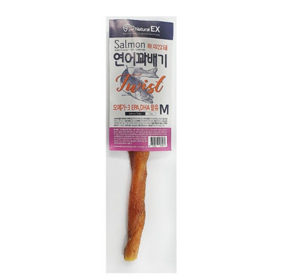 [네츄럴EX] 연어츄꽈배기M 1P 1+1행사(유통25년10월09일)