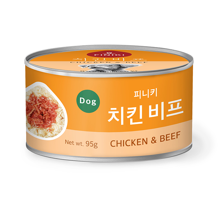 [피니키] 독 치킨&비프 캔 (95g)