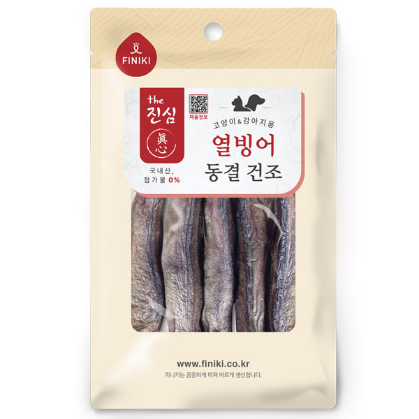[피니키] 독&캣 동결건조 열빙어 (25g)