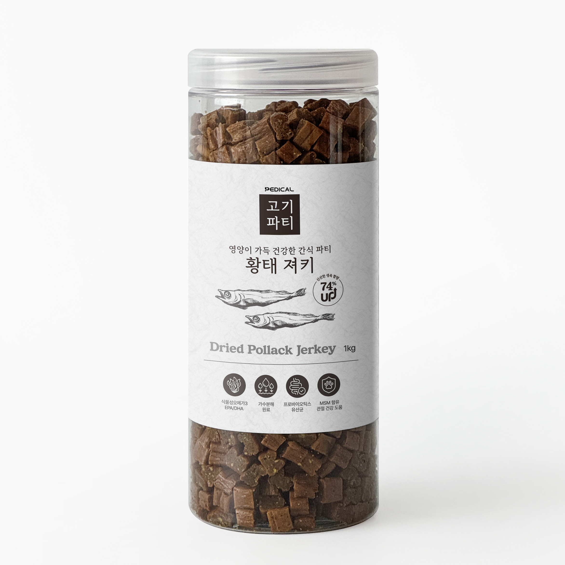페디칼 고기파티 황태져키 1kg