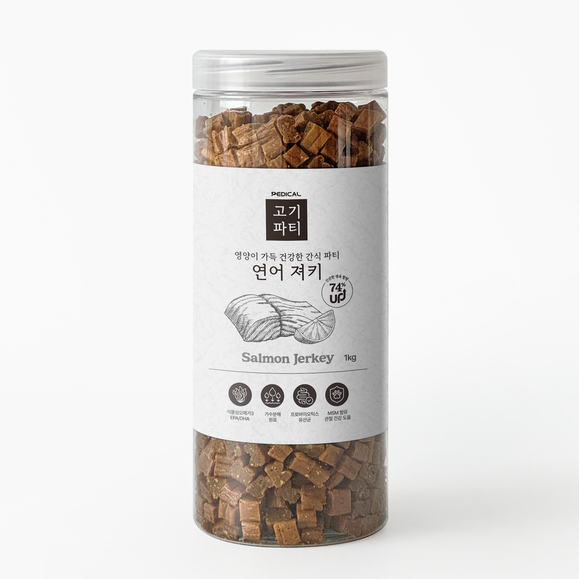 페디칼 고기파티 연어져키 1kg