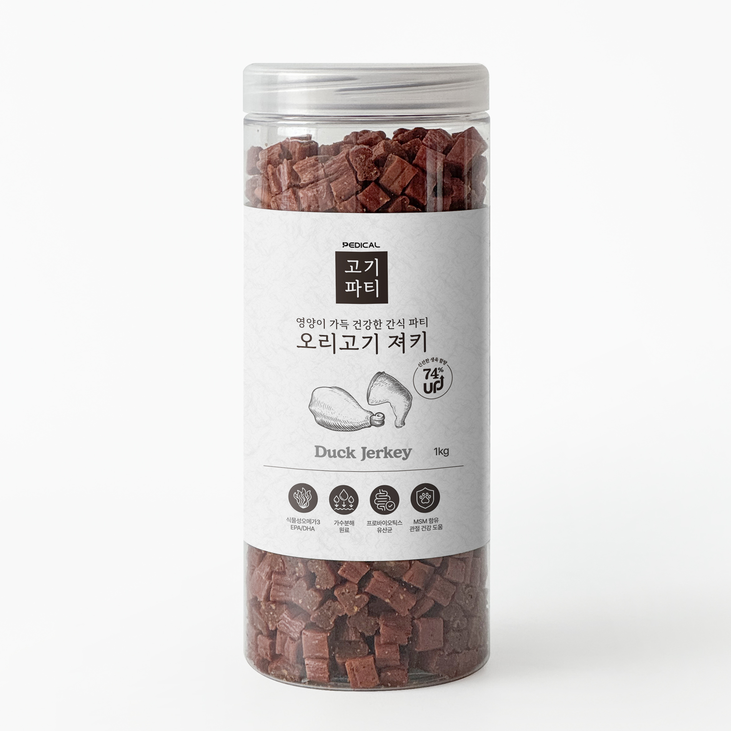 페디칼 고기파티 오리져키 1kg