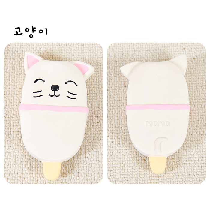 【매장】모모펫 아이스크림 라텍스장난감(고양이)