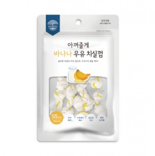 아껴줄게 우유치실껌(바나나)SS-7p