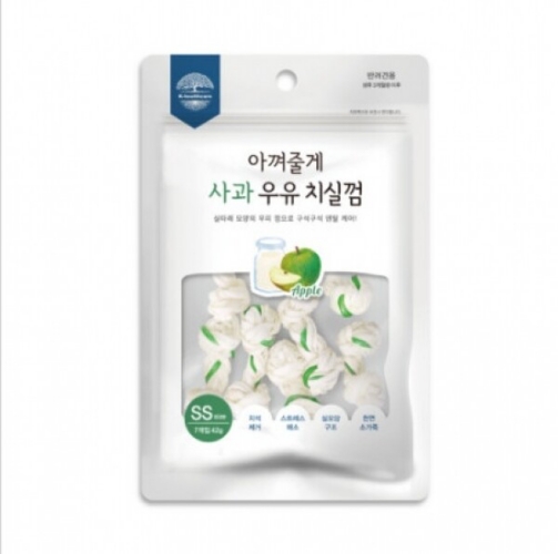 아껴줄게 우유치실껌(사과)SS-7p
