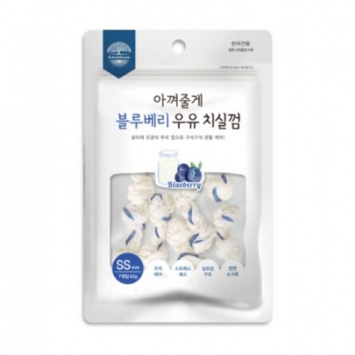 아껴줄게 우유치실껌(블루베리)SS-7p