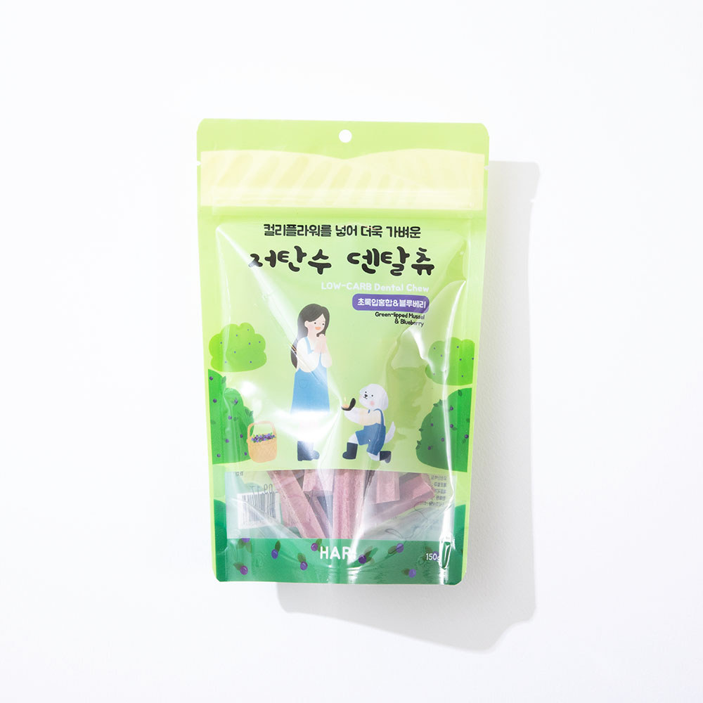 하리 저탄수 초록입홍합&블루베리 150g
