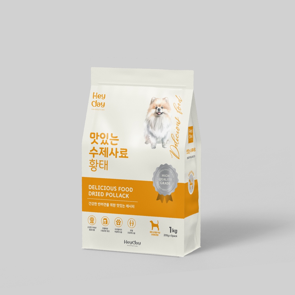 헤이데이 맛있는 수제사료 황태 1kg