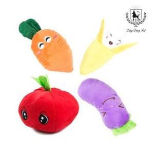 딩동펫 당근 가지 바나나 토마토 인형세트