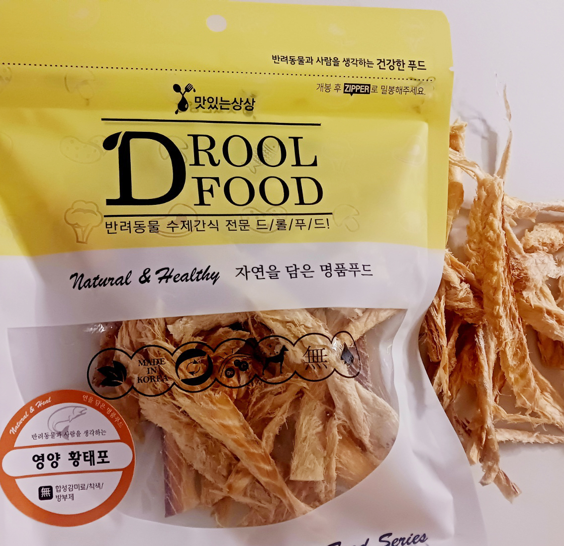 ♠[드롤푸드] 자연 그대로 영양 황태포 55g
