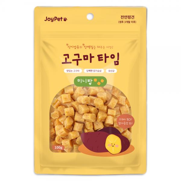 GD [고구마타임] 고구마80%+닭가슴살15% (미니팝/100g)