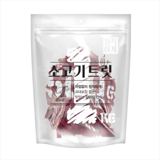[정직하개] 소고기 트릿 1kg