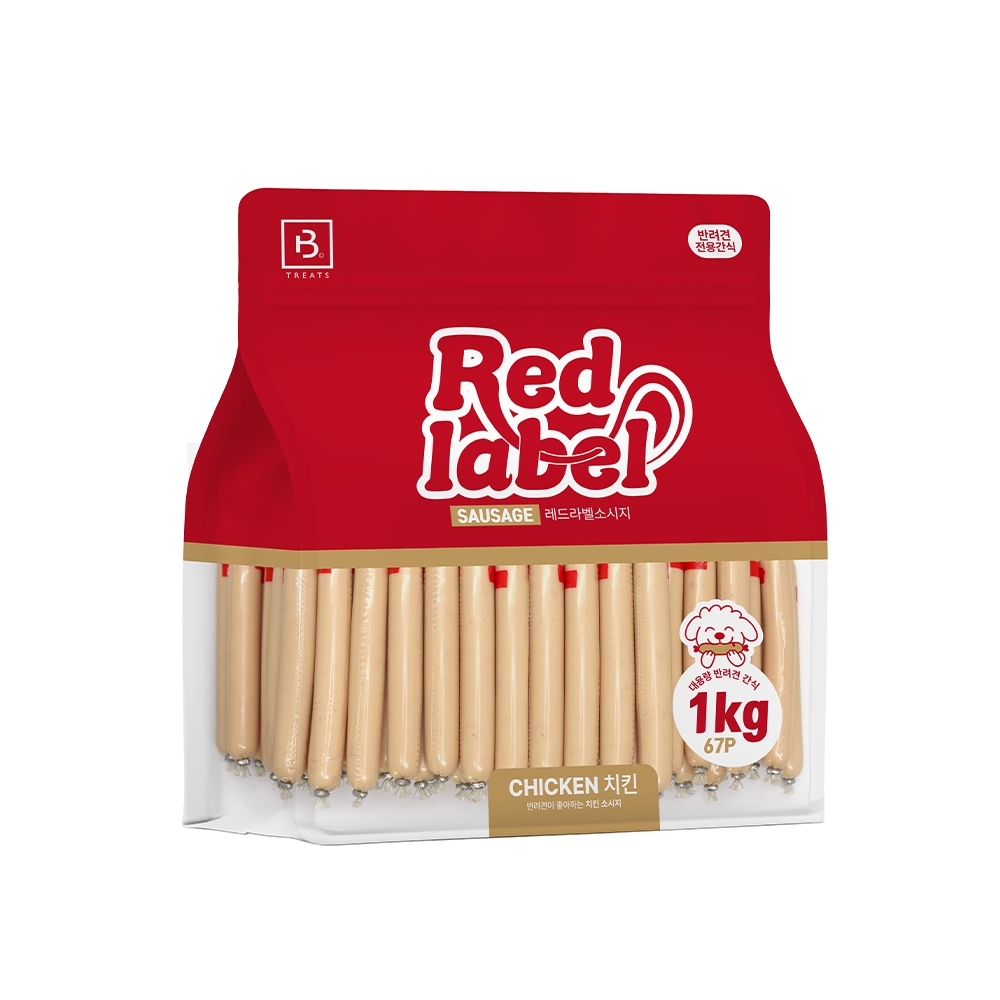 브리더랩 레드라벨 치킨소세지 1kg