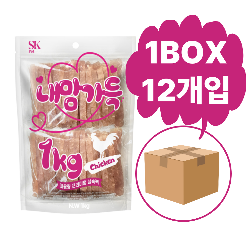 [내맘가득] 프리미엄 1kg - 젤리사사미 (1박스/12개)