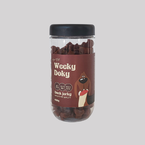 1+1 [위키도키] 강아지 오리고기 져키 (400g)