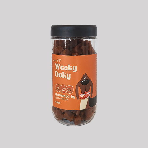 1+1 [위키도키] 강아지 연어 져키 (400g)
