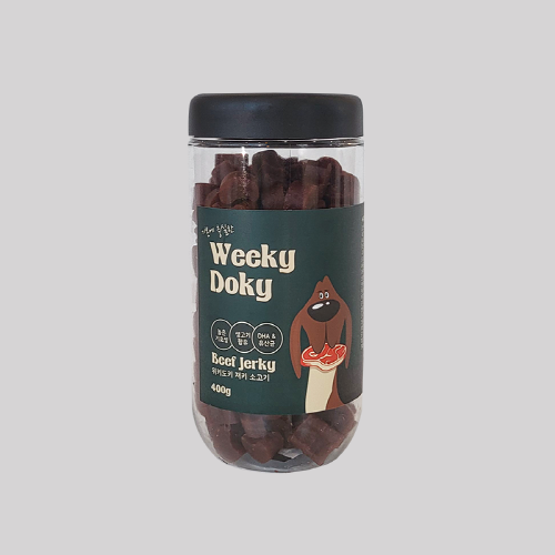 1+1 [위키도키] 강아지 소고기 져키 (400g)