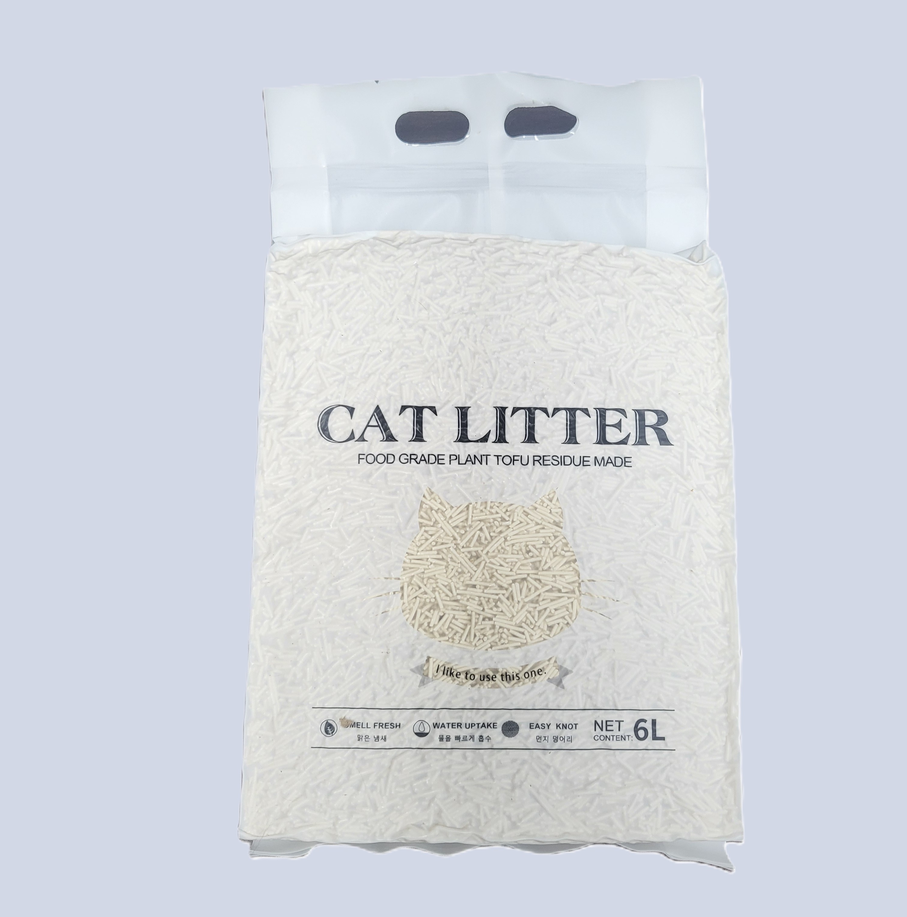 내마음에 쿵 뚜뚜 두부모래 1.5mm 가는입자 6L 베이직