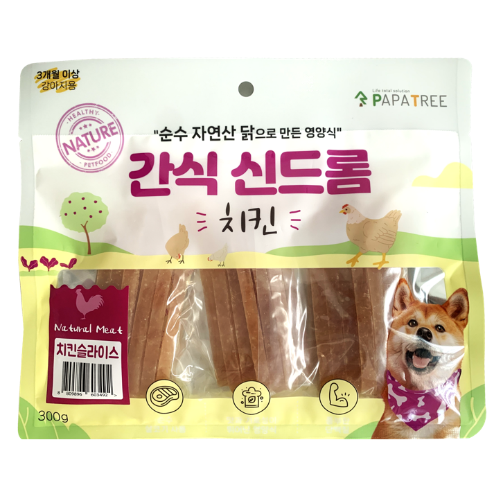 간식신드롬 치킨슬라이스(300g x5개)