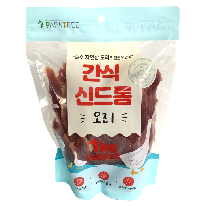 간식신드롬 오리트위스트1kg