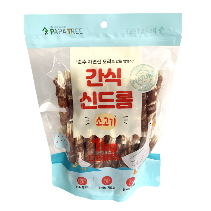 간식신드롬 소고기스테이크츄러스1kg