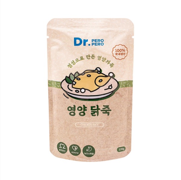 [닥터페로페로] 영양 닭죽(120g x 12개)