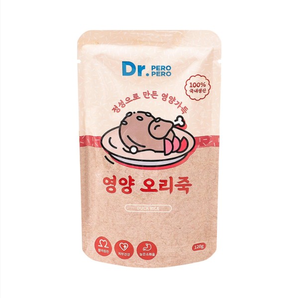 [닥터페로페로] 영양 오리죽(120g x 12개)