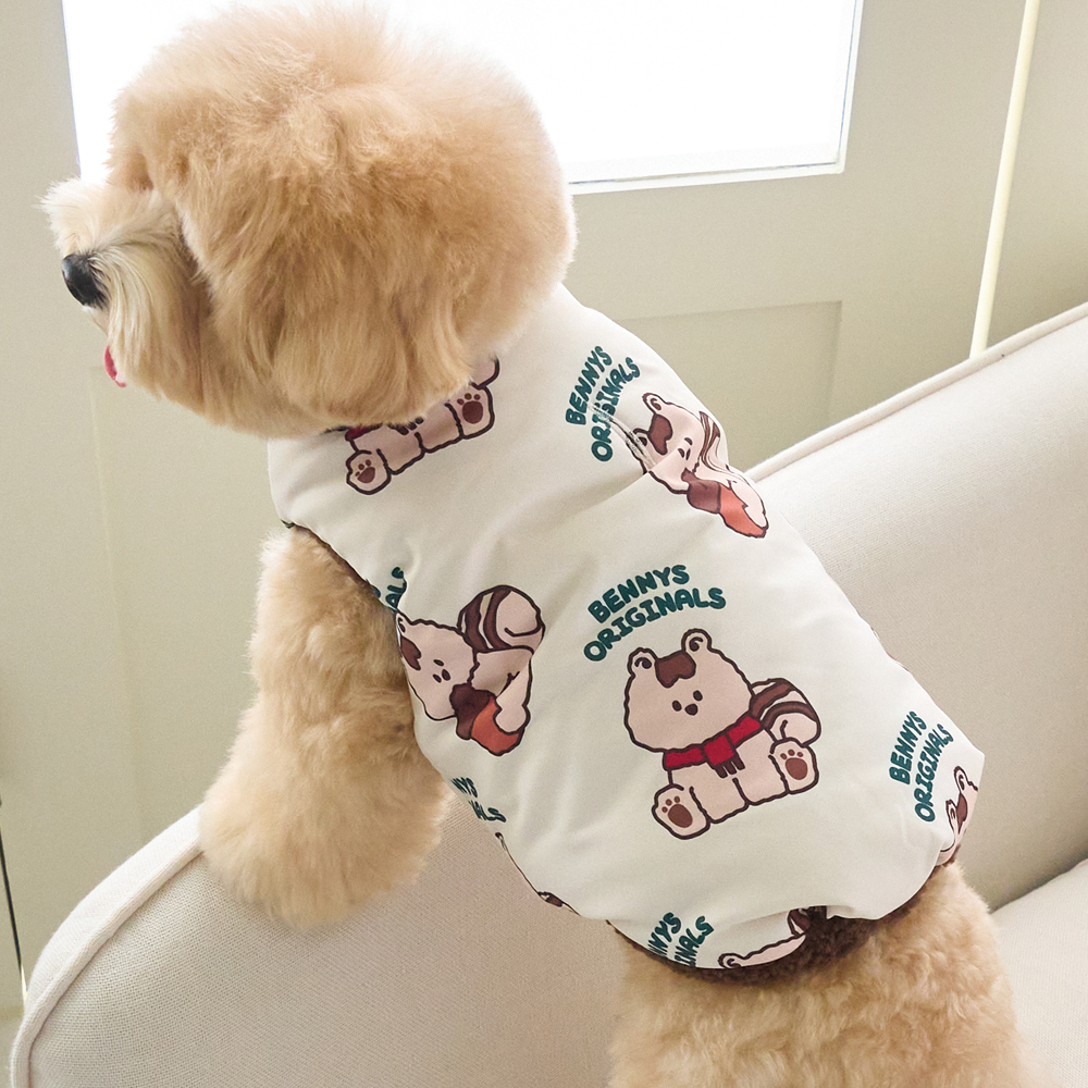 베니즈 너티 패딩 아이보리 S - XL