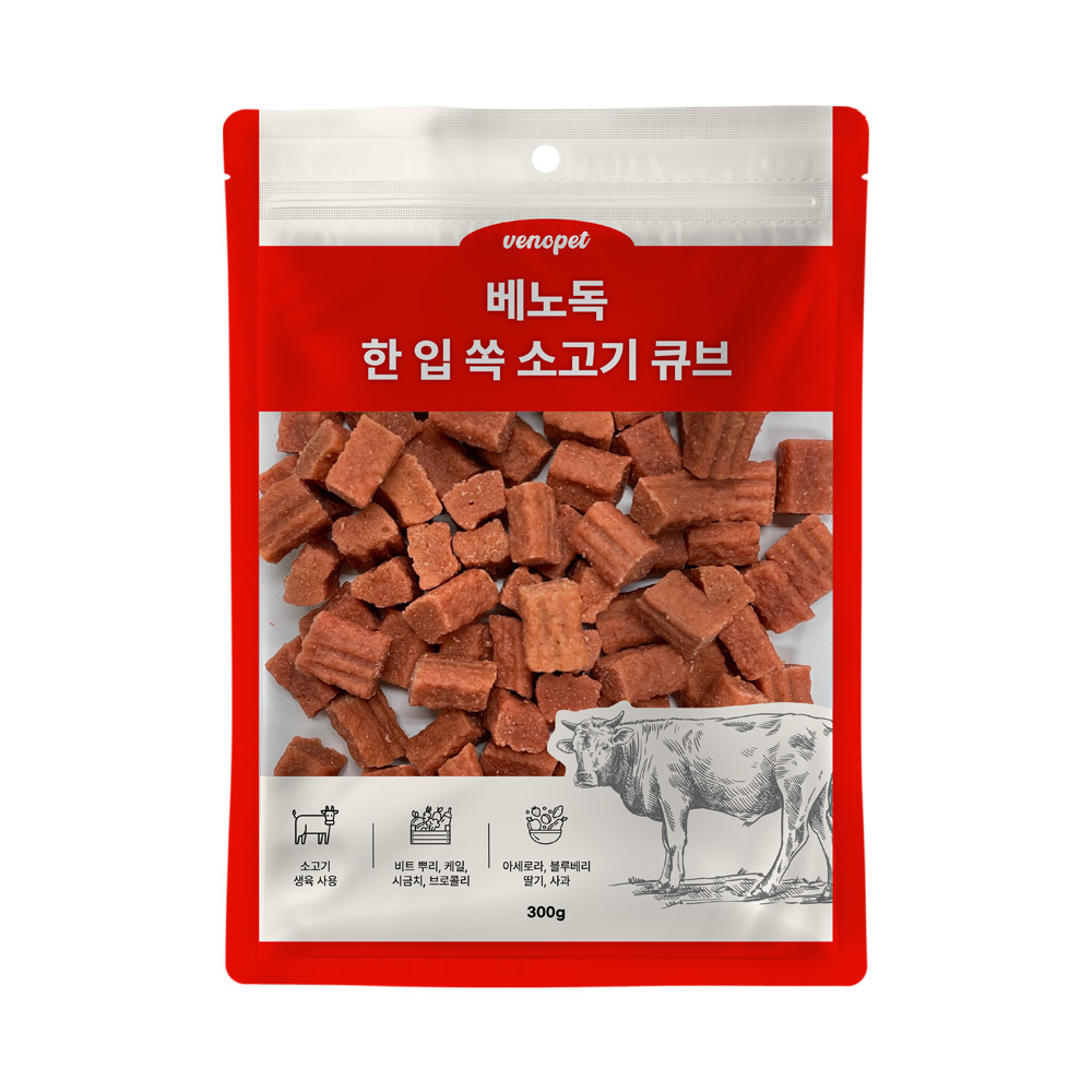 베노독 한입 쏙 큐브 치킨 300g