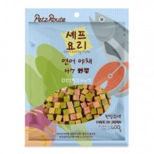 펫츠루트 셰프요리 연어야채 400g