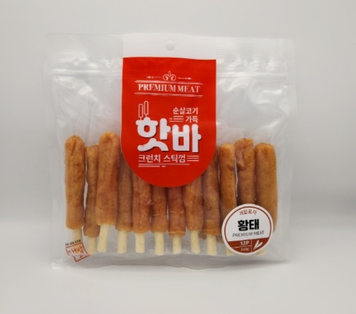 [핫바] 크런치스틱껌 황태(12P)