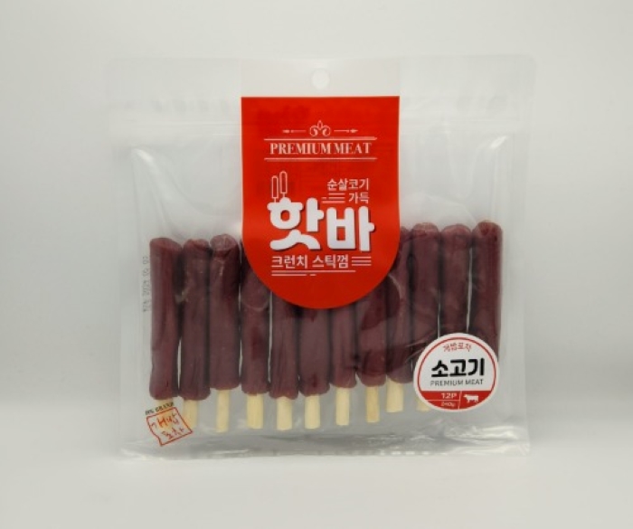 [핫바] 크런치스틱껌 소고기(12P)