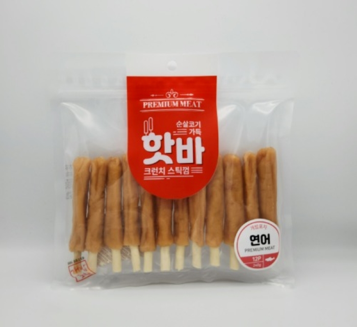 [핫바] 크런치스틱껌 연어(12P)