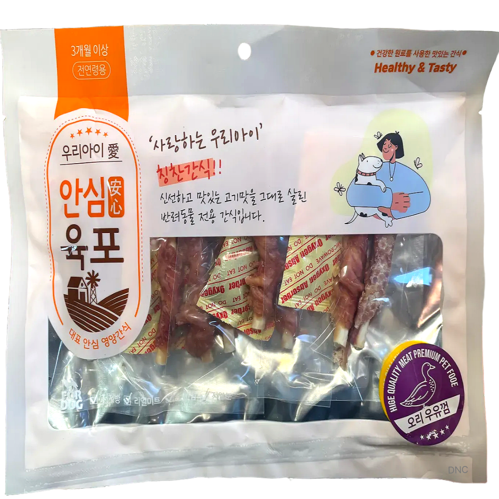 우리아이애) 안심오리우유껌 300g