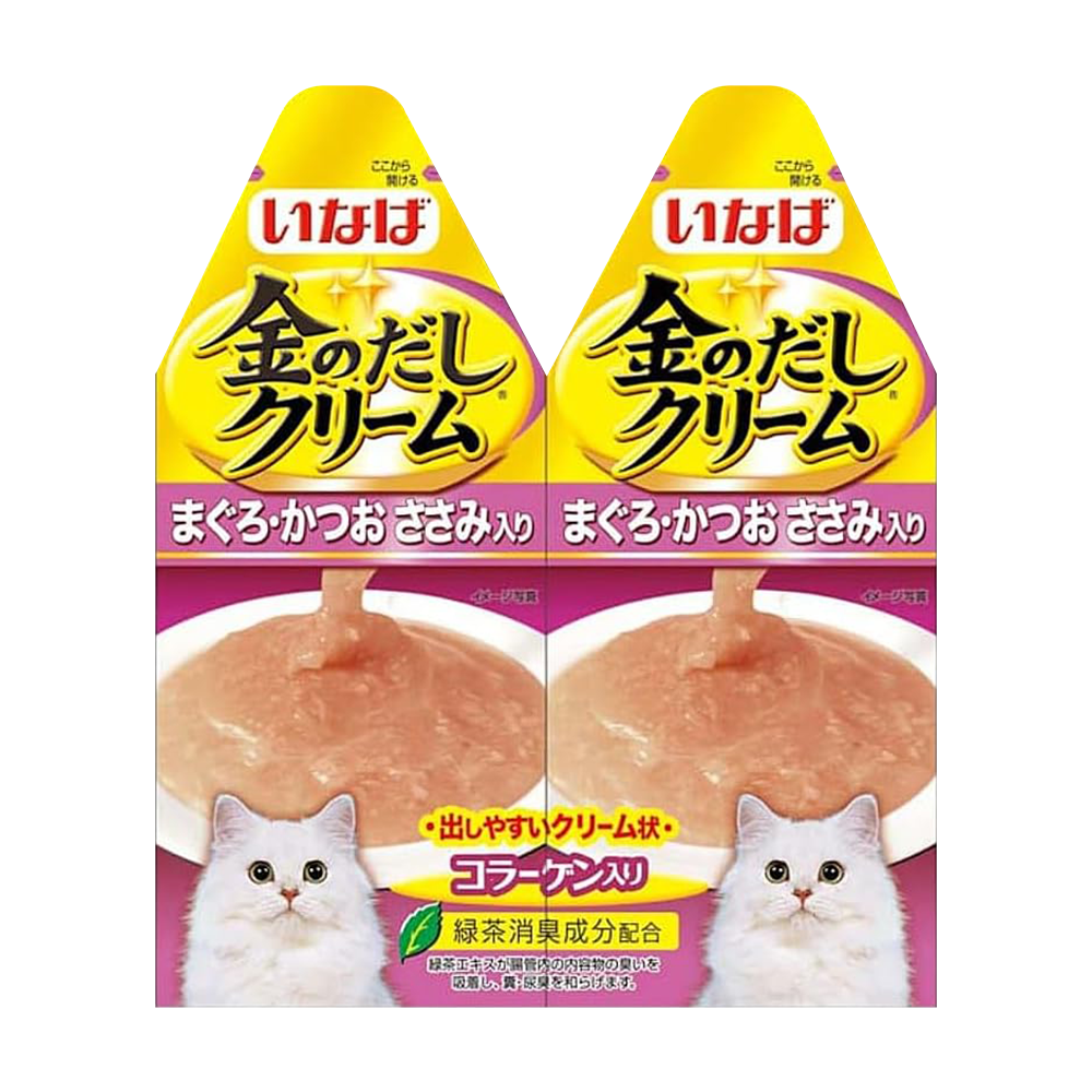이나바 금빛육수 크림 참치&가다랑어&닭가슴살 30gX2개 (IC-84K)