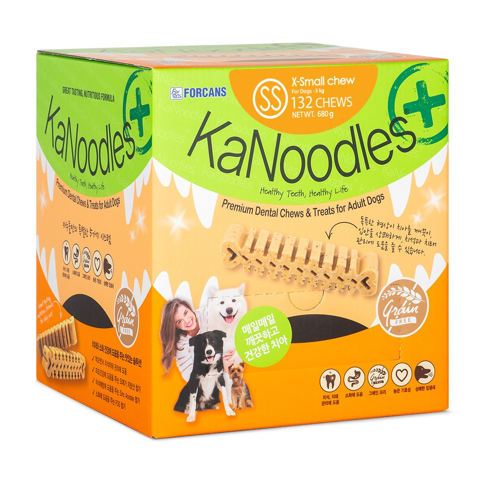 카누들 필로팩 덴탈껌 SS 132P (680g)