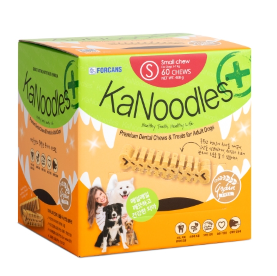 카누들 플러스 소형견 덴탈껌 S 60P (408g)