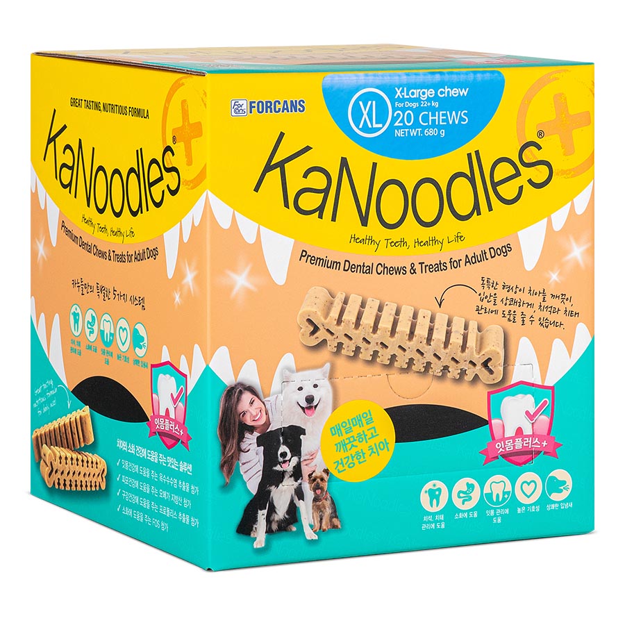 카누들 잇몸플러스 덴탈껌 XL 20P (680g)