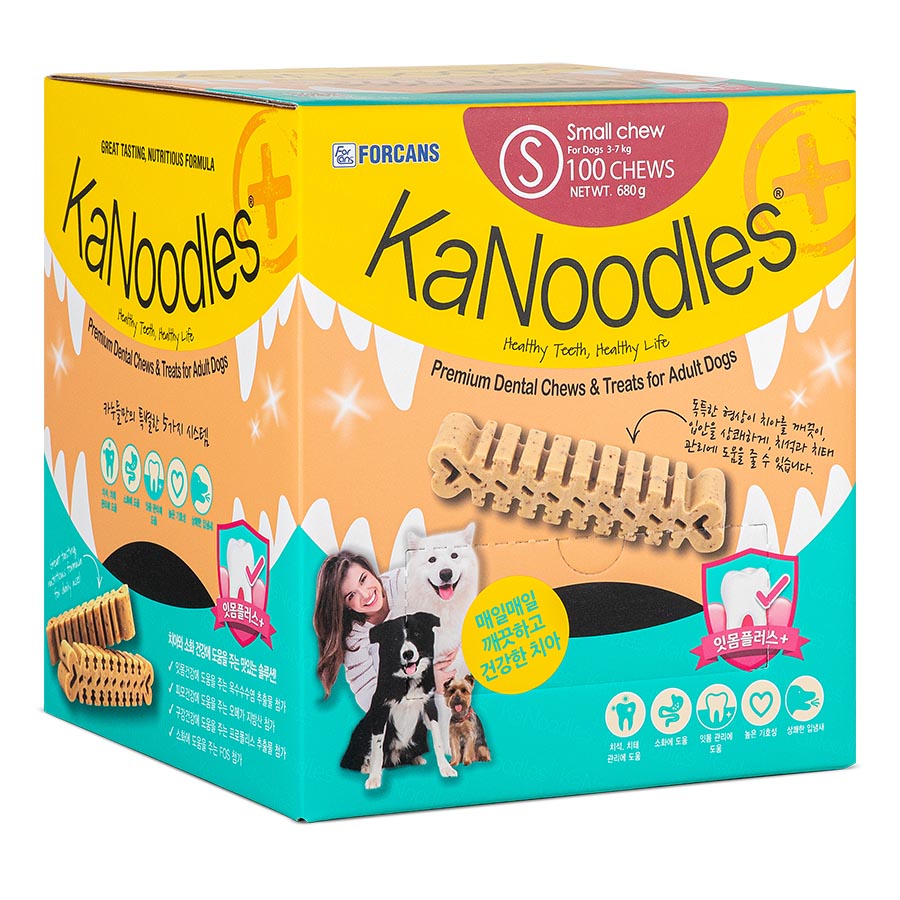 카누들 잇몸플러스 덴탈껌 S 100P (680g)