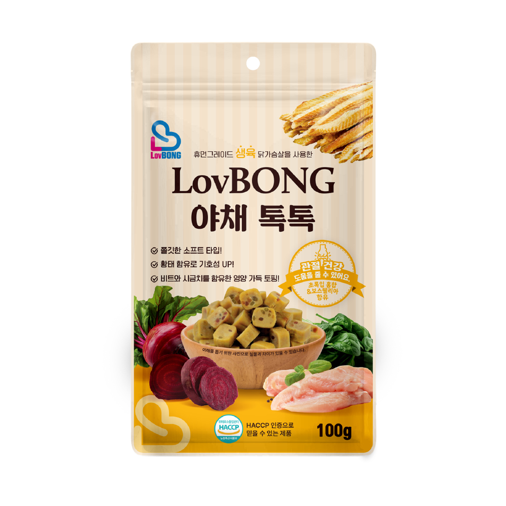 [5+1증정!][러봉] 야채톡톡 관절건강 100g
