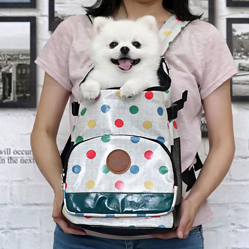 [패리스독] 멀티 도트 앞가방 - 블루,그레이 행사