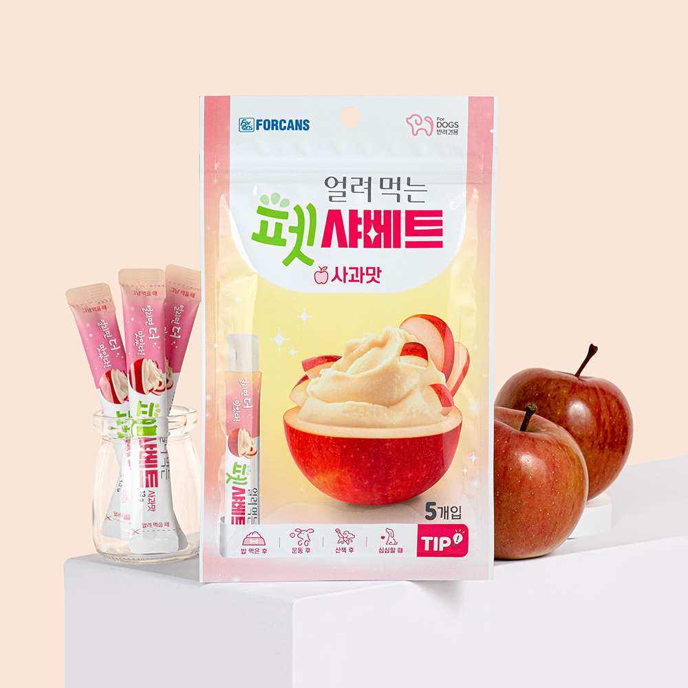 [2+1행사!] 포켄스 얼려먹는샤베트(사과)5p
