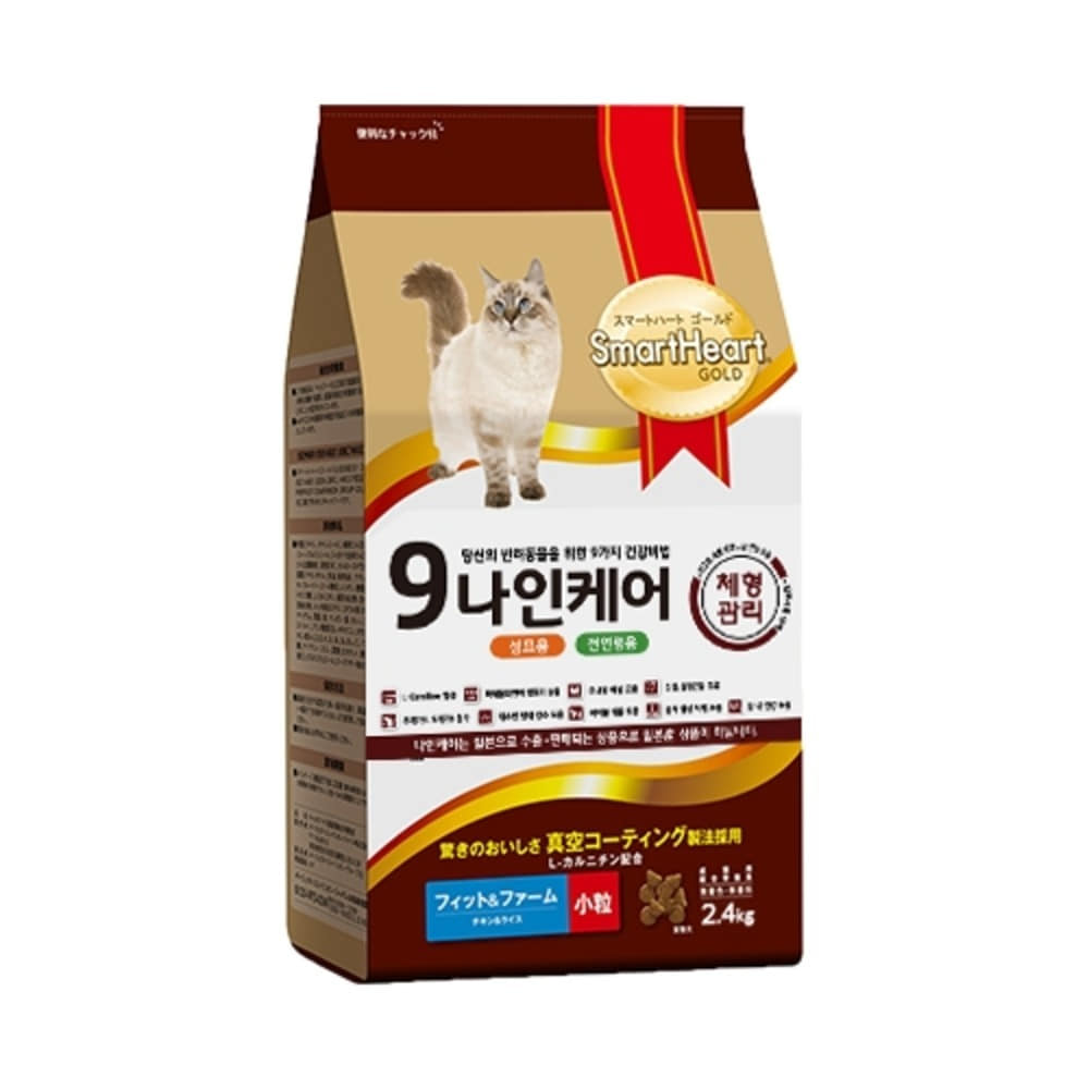 [나인케어] 고양이사료 체형관리 (2.4kg)
