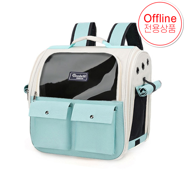 프리미요 굿즈 더블포켓 이동가방 스카이블루 HB-001