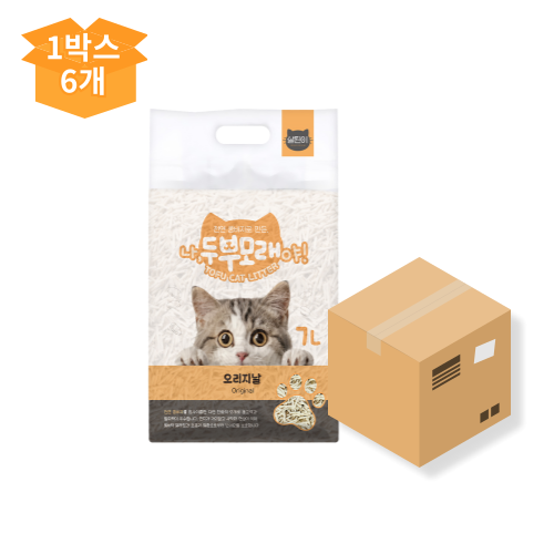 [무료배송!] [나두부모래야] 두부모래 오리지널 (1박스/7Lx6개)