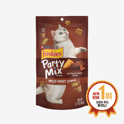 퓨리나 파티믹스 와일드카우보이 60g