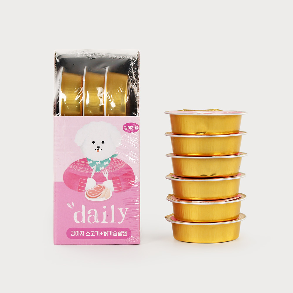 [뉴알엑스] daily 미니 캔 소고기 (180g) (30gX6)