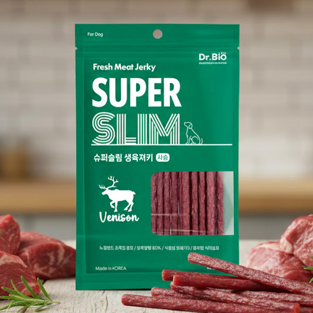 (10+1) 닥터바이오 슈퍼슬림 생육져키 사슴 60g